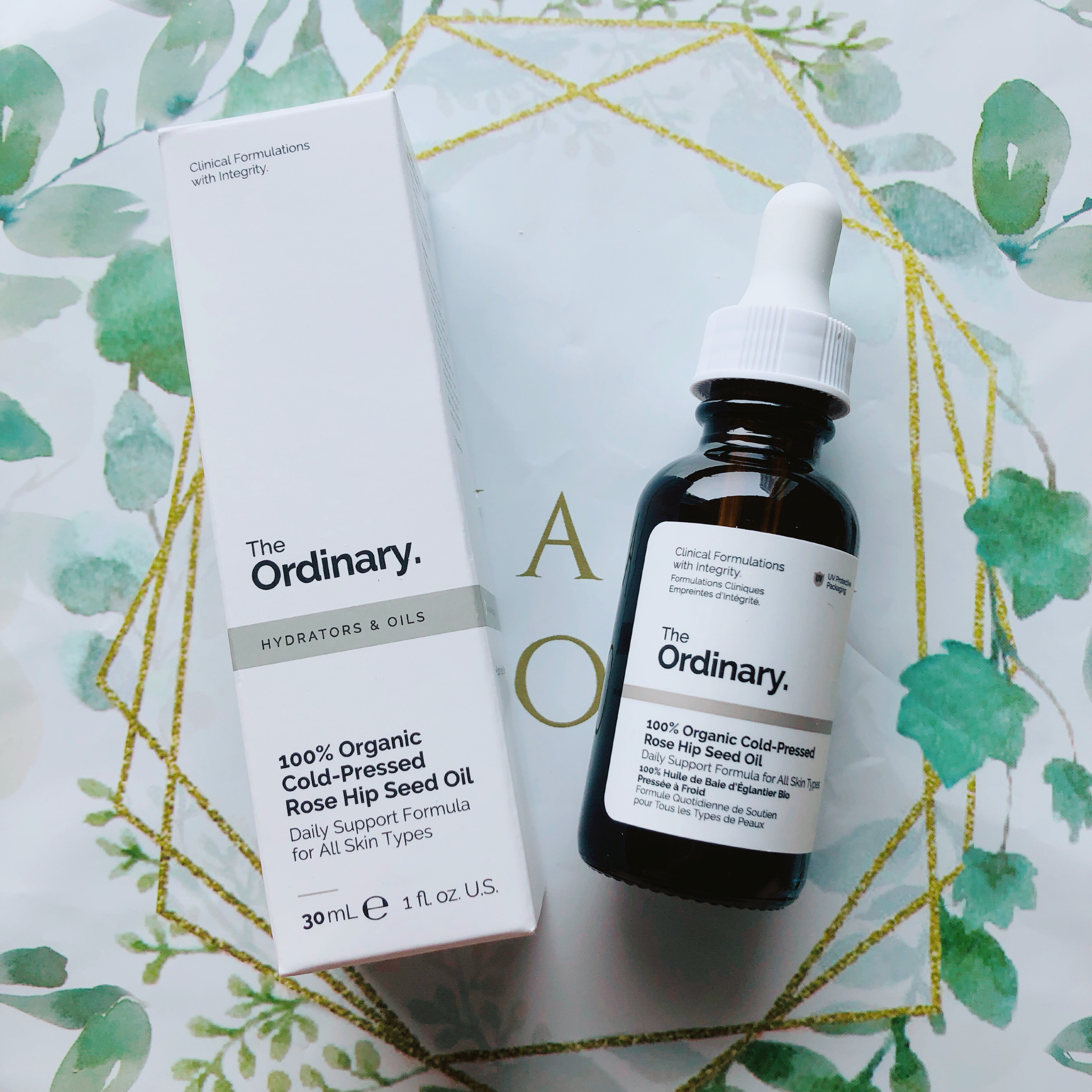 THE ORDINARY 100 Organic ColdPressed Rose Hip Seed Oil 30ml NEW